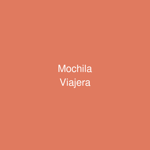 Mochila Viajera 40L Impermeable
